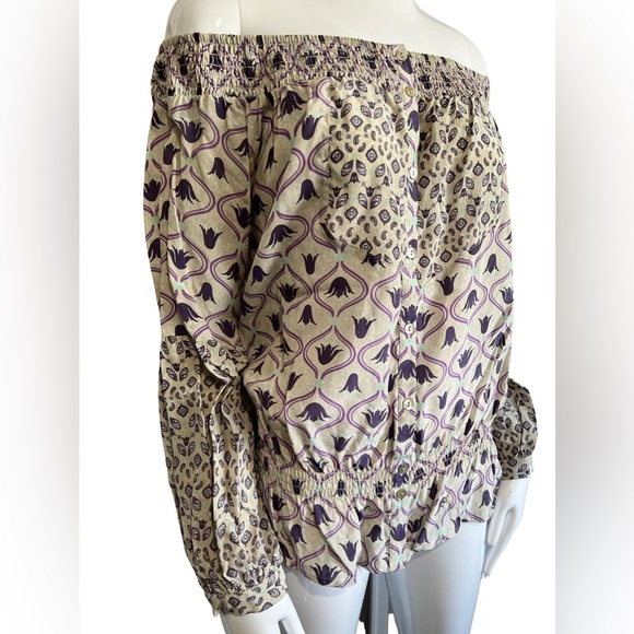 Guess off the shoulder Blouse Medium - Picture 4 of 6